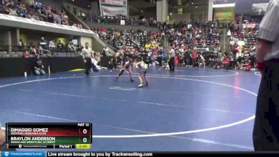 70 lbs Cons. Round 1 - DiMaggio Gomez, Western Nebraska Elite vs Braylon Anderson, Siouxland Wrestling Academy