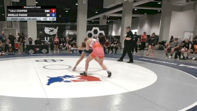 130 lbs Cons. Rd Of 16 - Lilli Cooper, Big Game Wrestling Club vs Brielle Parke, Immortal Athletics WC