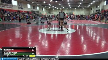 95 lbs Cons. Semi - Gannon Faber, FMT/MCW Redbulls vs Kash Ward, Grapplers