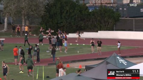 Women's 800m, Prelims 9