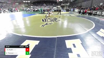 1A 157 lbs Cons. Round 3 - Anthony Hyatt, Newport vs Cole Thorsen, South Whidbey