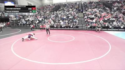 6A 140 lbs Champ. Round 1 - Dylynn Wayman, Mountain Ridge vs Halle Stinger, Lehi
