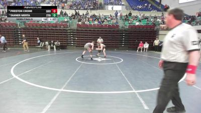 150 lbs Semifinal - Preston Crone, Carolina Forest vs Tanner Merta, Stratford