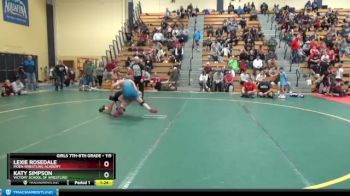 115 lbs Round 2 - Lexie Rosedale, Moen Wrestling Academy vs Katy Simpson, Victory School Of Wrestling