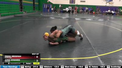 145 lbs Semifinal - Zinnia Sirokman, Cleveland vs Azrin Edwards, Century