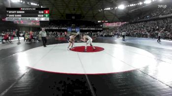 Boys 2A 144 lbs Cons. Round 2 - Wyatt Green, Ellensburg vs Jake Sams, Woodland