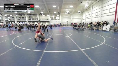 136 lbs Consolation - Jack Osorio, Goffstown vs Colin Egan, Smitty's Wrestling Barn