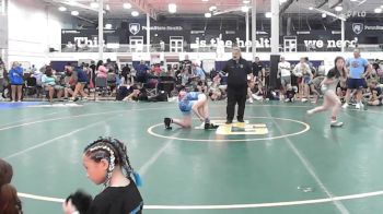 128 lbs Rr Rnd 3 - Erin Talmadge, Kraken Blue - Girls vs Elise Gilfoil, Lady Assassins