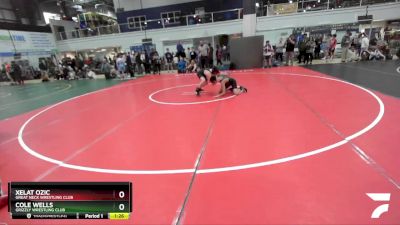 106 lbs Cons. Round 1 - Cole Wells, Grizzly Wrestling Club vs Xelat Ozic, Great Neck Wrestling Club