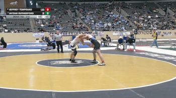 215 lbs Cons. Round 5 - Jeffrey Temprano, Lafayette vs Jaydan Rutherford, Simon Kenton