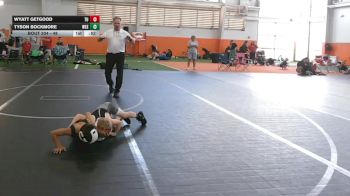 48 lbs Champ. Round 1 - Tyson Bockmore, Westshore vs Wyatt Getgood, Team Unified