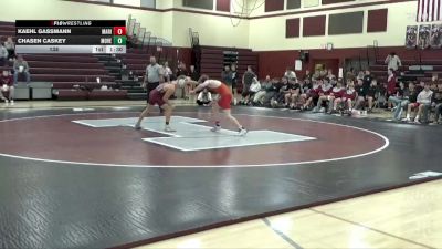 138 lbs Round 1 (3 Team) - Kaehl Gassmann, Marion vs Chasen Caskey, Mount Vernon