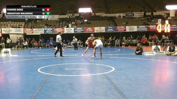 149 lbs Quarters & Wb (16 Team) - Sebastian Melendez, Newberry College vs Parker Benz, MSU Moorhead