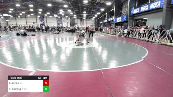 145 lbs Round Of 32 - Trevor Jones, NJ vs Karl Ludwig II, VA