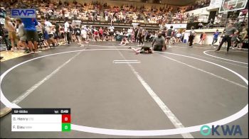 52-55 lbs Rr Rnd 1 - Grace Henry, Comanche Takedown Club vs Franki Dieu, Team Nomad