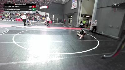 135 lbs Cons. Round 2 - David Delao III, Racine Area Wrestling Inc. vs Parker Turriff, Ashwaubenon Wrestling Club