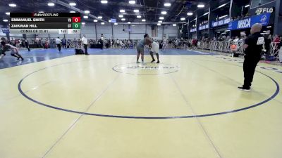 285 lbs Consi Of 32 #1 - Emmanuel Smith, VA vs Zaikwan Hill, CT