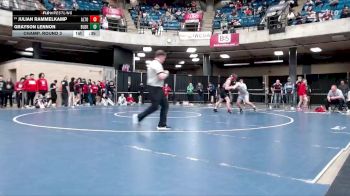 157 lbs Champ. Round 3 - Julian Rammelkamp, Unattached vs Grayson Lennon, Unattached