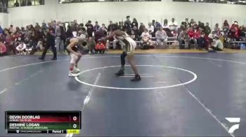 109 lbs Champ. Round 1 - Deshine Logan, Pontiac Jr Huskies Wrestling vs Devin Doorlag, Gobles Youth WC