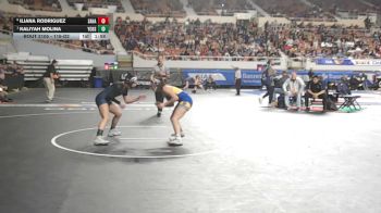 116-D2 Quarterfinal - Kaliyah Molina, Yuma Catholic High School vs Iliana Rodriguez, Sahuarita