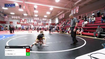 52 lbs Rr Rnd 3 - Deacon Alfaro, Grove Takedown Club vs Jackson Warden, Jay Wrestling Club