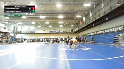 157 lbs Quarterfinal - Brody Orcutt, Davenport vs Fernando Lopez, Ashland
