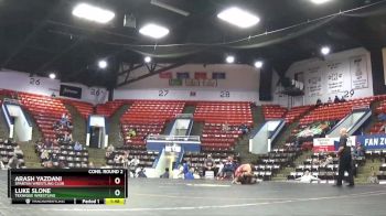 135 lbs Cons. Round 2 - Luke Slone, Teknique Wrestling vs Arash Yazdani, Spartan Wrestling Club