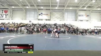 173-179 lbs Round 3 - Abigail Lichtenberger, North Tonawanda Wrestling Club vs Ashlyn Spriggs, Revolution Elite Wrestling