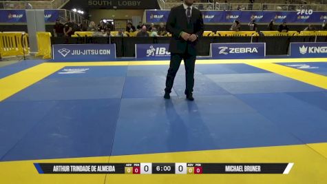 Michael Bruner vs Arthur Trindade De Almeida 2026 Pan Jiu Jitsu IBJJF Championship