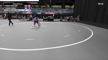 110 lbs Cons. Round 2 - Sarah Pineda, Missouri Valley vs Hailey Holland, Missouri Valley