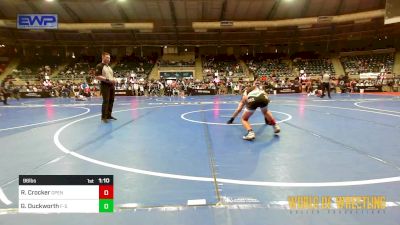 96 lbs Round Of 32 - Ryan Crocker, Open Mats vs Gabriel Duckworth, F-5 Grappling