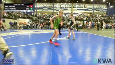 61 lbs Round Of 16 - Lukas Ruzicka, El Reno Wrestling Club vs Jack Rogers, Standfast