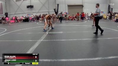 157 lbs Round 1 (8 Team) - Ryan Allen, Dover Bandits vs Jonah Lugo, BTS