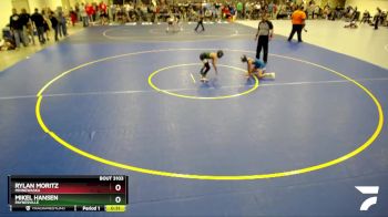 72B Semifinal - Rylan Moritz, Minnewaska vs Mikel Hansen, Paynesville