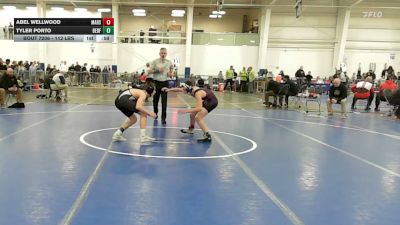 112 lbs Consi Of 16 #1 - Abel Wellwood, Marshwood vs Tyler Porto, Bedford