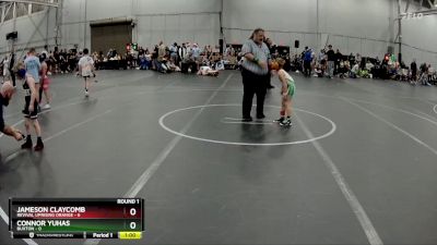 44 lbs Round 1 (4 Team) - Connor Yuhas, Buxton vs Jameson Claycomb, Revival Uprising Orange