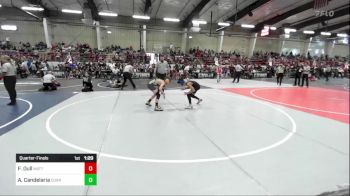 90 lbs Quarterfinal - Forest Dull, Mattime vs Adam Candelaria, Cornerstone Wrestling Club