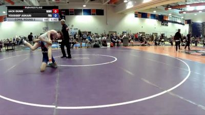 132 lbs Cons. Round 2 - Jack Dunn, Wild Buffalo Wrestling Club vs Youssef Askari, Palm Wrestling Academy