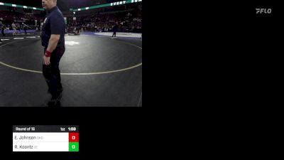 220 lbs Round Of 16 - Emilio Johnson, Oakdale (SJ) vs Rocky Koontz, Clovis East (CS)