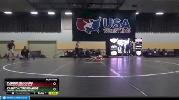 78 lbs Cons. Round 4 - Maddox Boogerd, Flat Earth Wrestling Club vs Cashton Treuthardt, Team Nazar Training Center