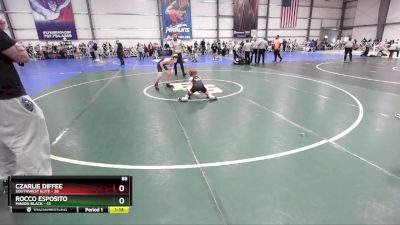 88 lbs Rd# 6- 9:00am Saturday Final Pool - Rocco Esposito, Minion Black vs Czarlie Diffee, SouthWest Elite