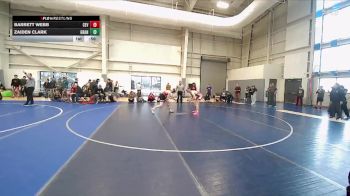 144 lbs Cons. Round 2 - Zaiden Clark, Grantsville vs Barrett Webb, Cedar Valley