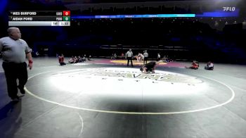 215 lbs 1st Place Match - Wes Burford, Oakdale vs Aidan Ford, Ponderosa