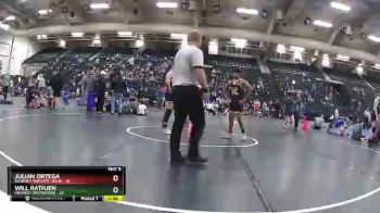 160 lbs Round 2 (6 Team) - Will Rathjen, Midwest Destroyers vs Julian Ortega, Kearney Matcats - Blue