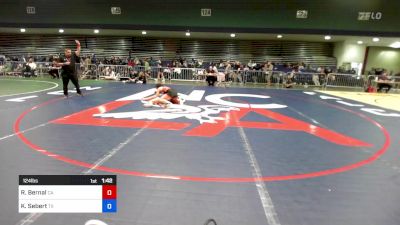 124 lbs Consi Of 8 #2 - Rianna Bernal, CA vs Kailin Sebert, TX