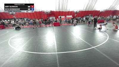 120 lbs Cons. Quarters - Abby Glowacki, B.A.M vs Skya Scrimgeour, Askren Wrestling Academy