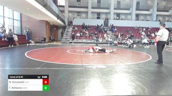 157 lbs Consi Of 8 #1 - Nick Cicciarelli, West Virginia - UNATT vs Taven Williams, Noke Wrestling RTC - UNAFF