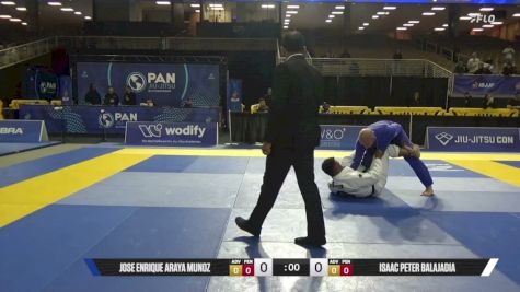 Isaac Peter Balajadia vs Jose Enrique Araya Munoz 2026 Pan Jiu Jitsu IBJJF Championship