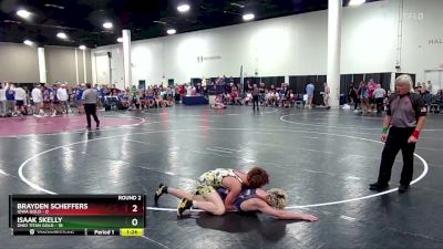 126 lbs Round 2 (8 Team) - Brayden Scheffers, Iowa Gold vs Isaak Skelly, Ohio Titan Gold