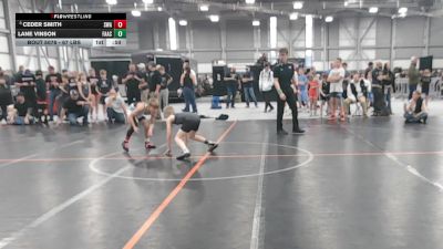70 lbs Champ. Rd Of 16 - Ceder Smith, Sanderson Wrestling Academy vs Lane Vinson, Falls Academy